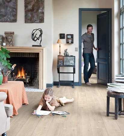 Quick-Step Impressive Beige eik met zaagsnedes LHD IM1857