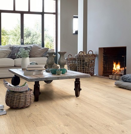 Quick-Step Impressive Gezandstraalde eik natuur LHD IM1853